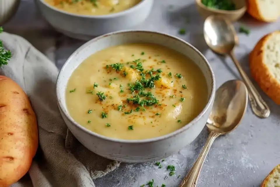 Einfache Kartoffelsuppe vegan: Cremiges Rezept