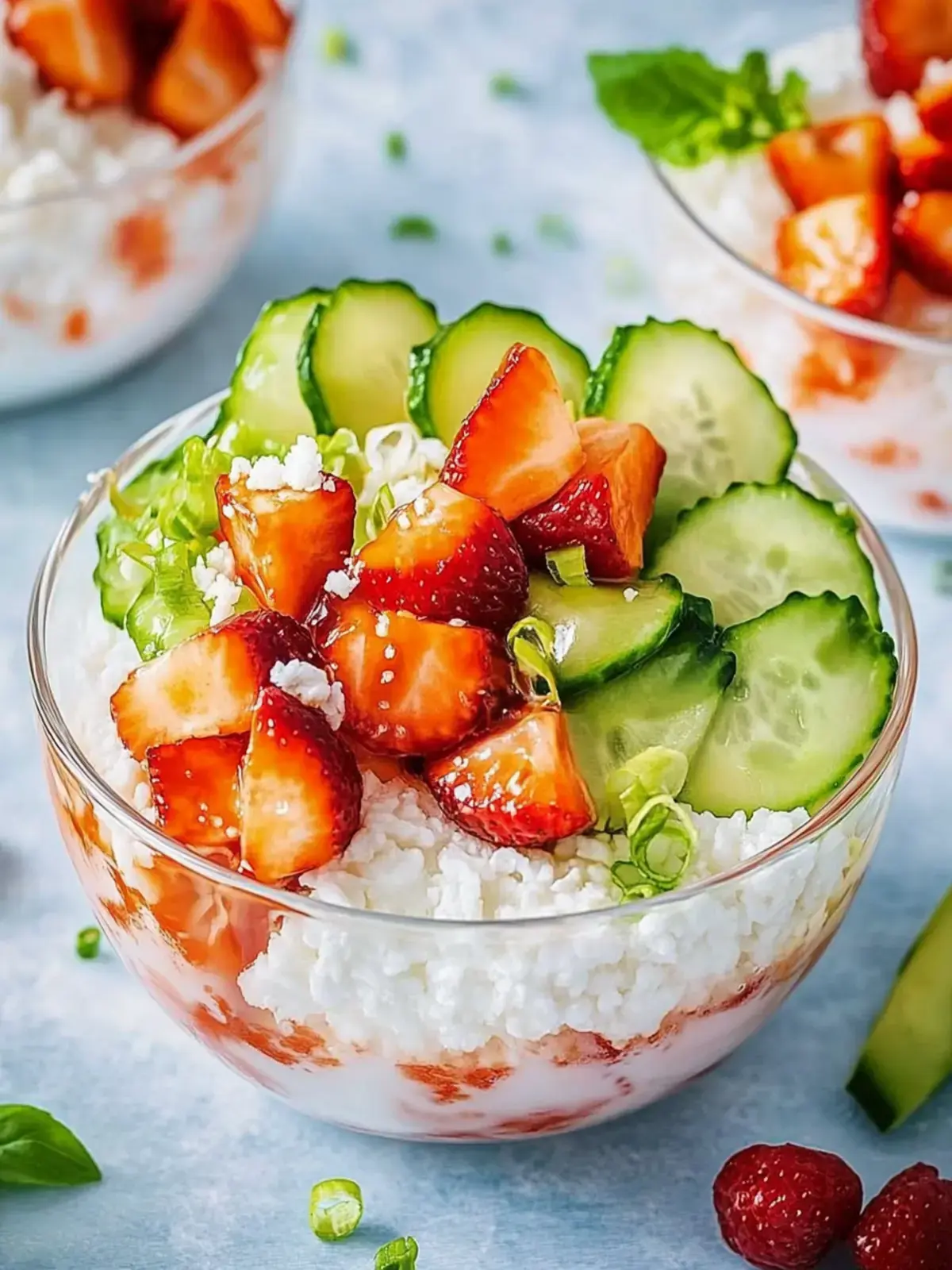 einfache Teriyaki Lachs Schüsseln