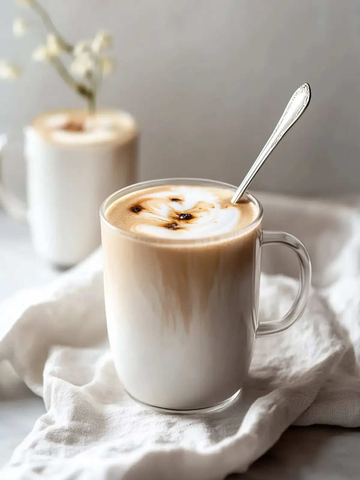 einfache selbstgemachte Vanille Eiskaffee