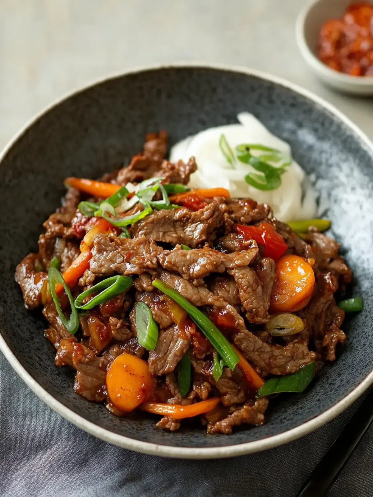 einfaches Bulgogi mit Hackfleisch