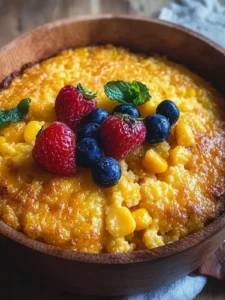 Einfaches Maissoufflé