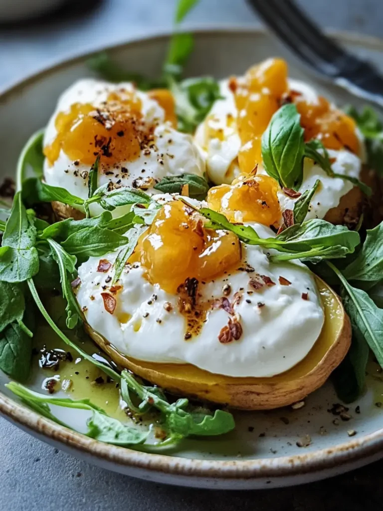 gefüllte Süßkartoffeln mit Burrata