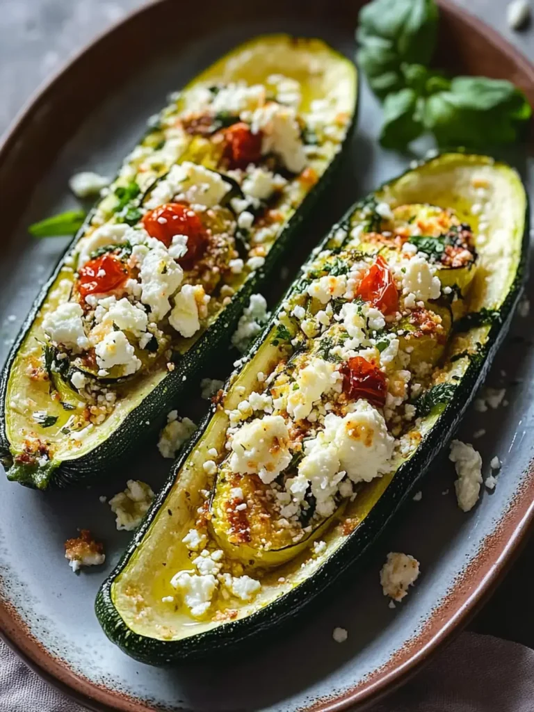 gefüllte Zucchini mit Feta