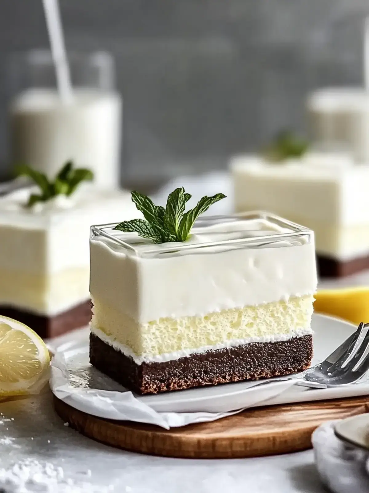 hausgemachte Milchschnitten