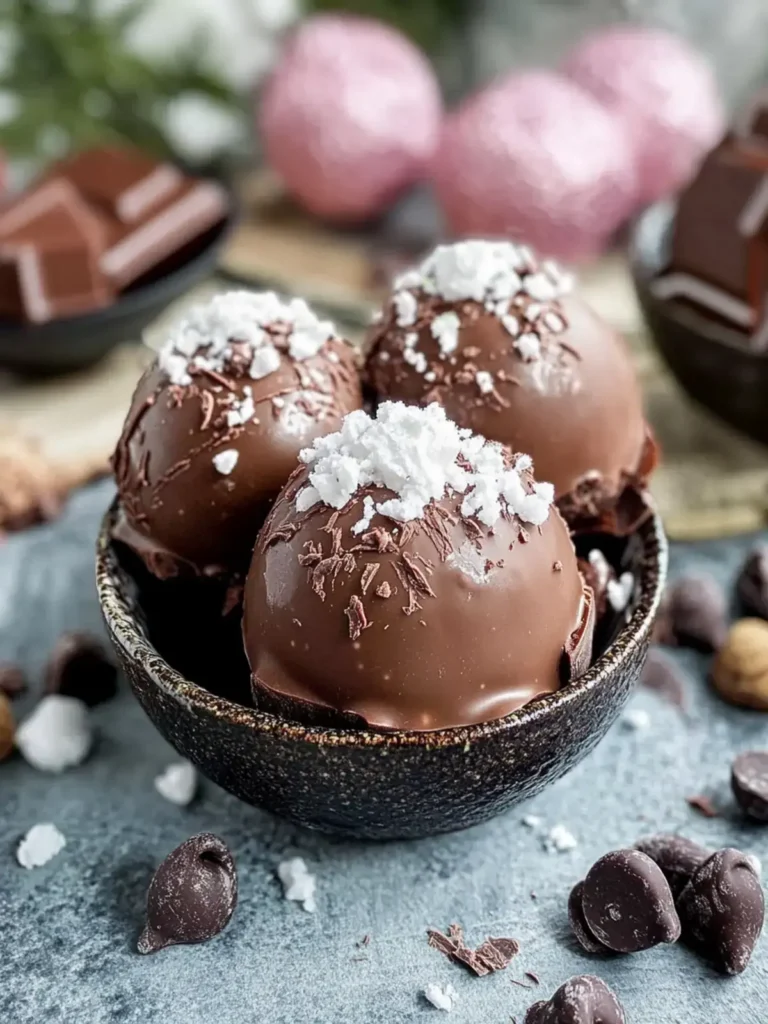 hausgemachte Schokoladenbomben