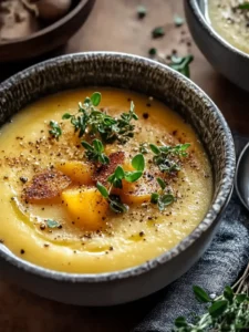 Wärmende Herbst Kartoffelsuppe