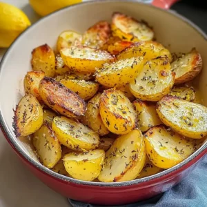 Klassische Griechische Zitronenkartoffeln