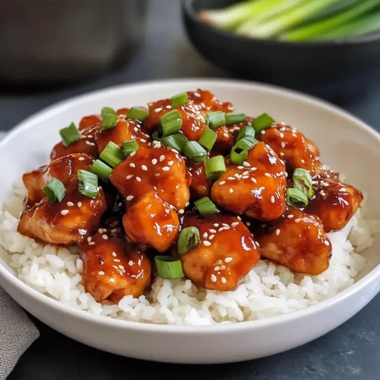 klebriges süßscharfes Hühnchen