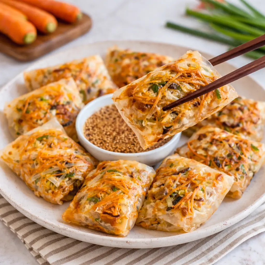 knusprige Gemüsetaschen