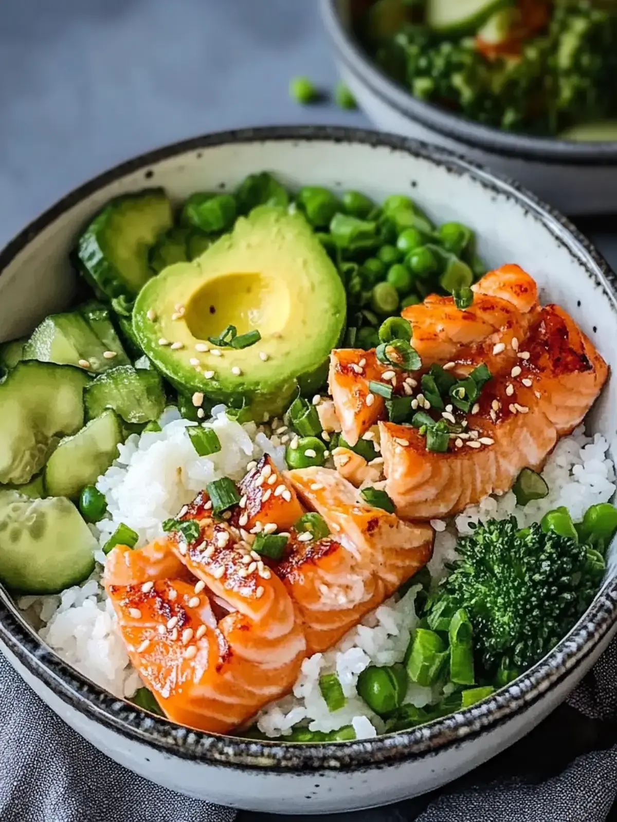 knusprige Lachs Bowls Rezept