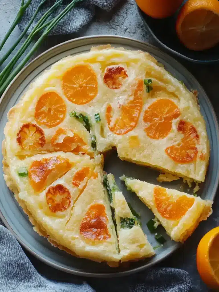 knusprige Reispapier-Schnittlauchpfannkuchen