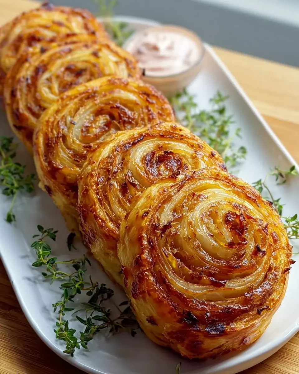 knusprige Zwiebelrolle Rezept