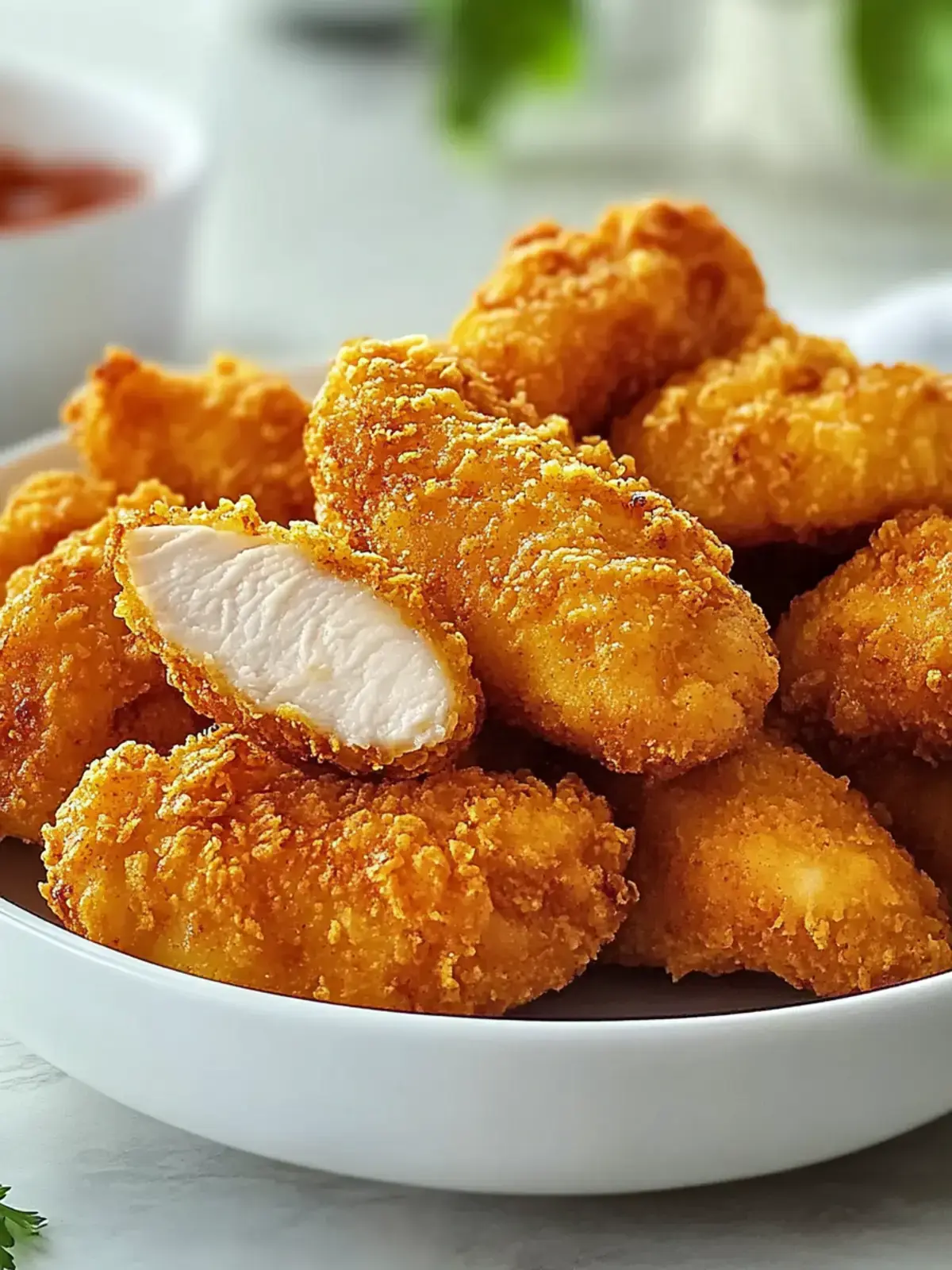 knuspriges Buttermilch-Airfryer-Hühnchen