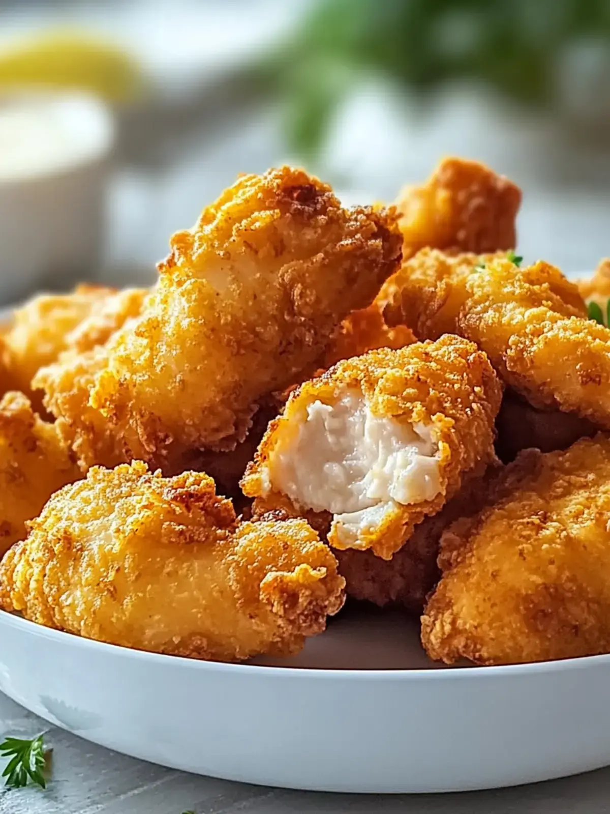 knuspriges Buttermilch-Airfryer-Hühnchen