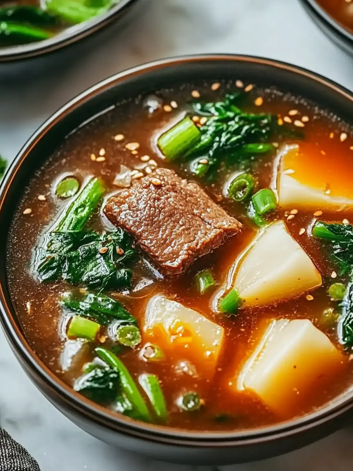 koreanische Wintersuppe