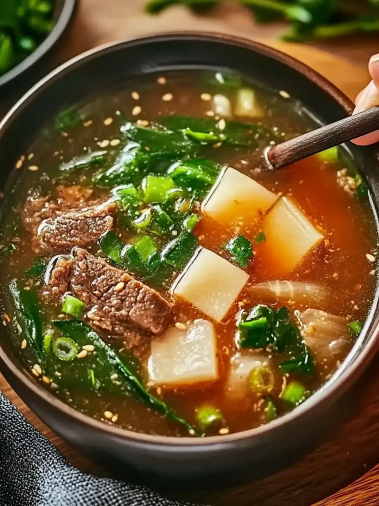 koreanische Wintersuppe