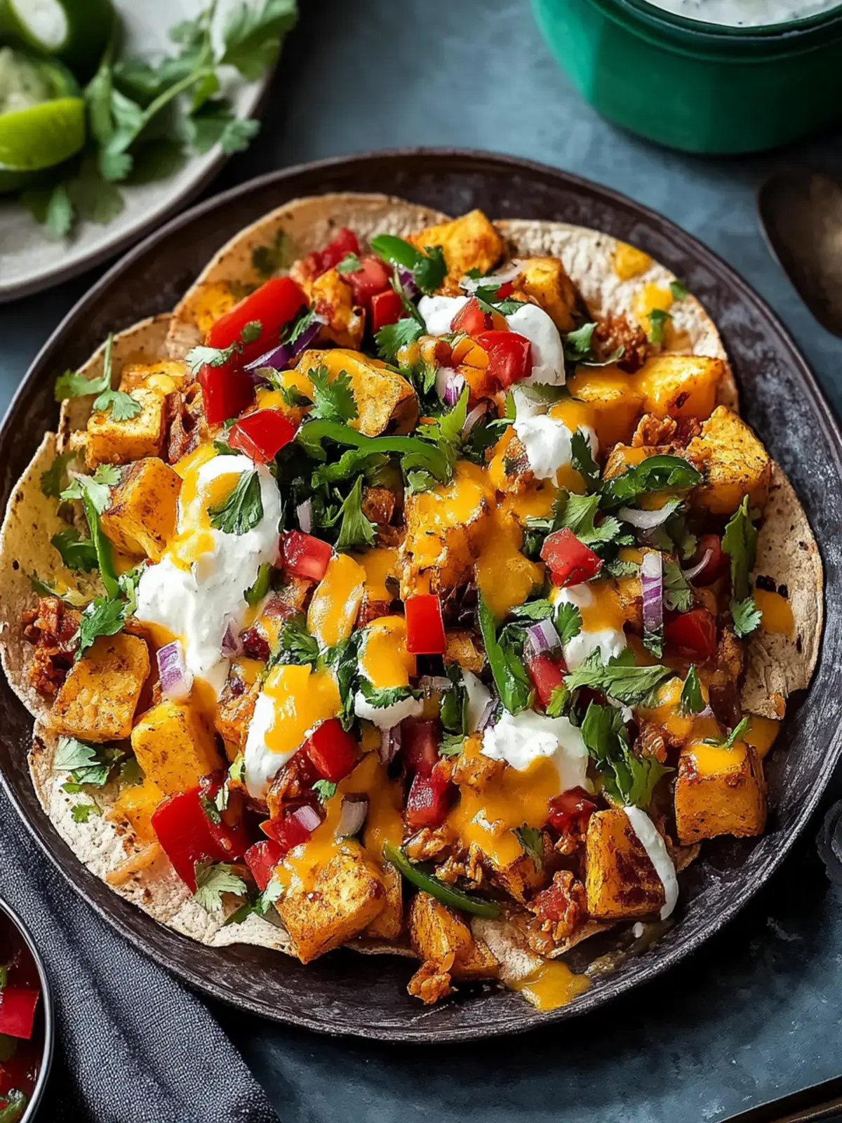 käsige mexikanische Bratkartoffeln