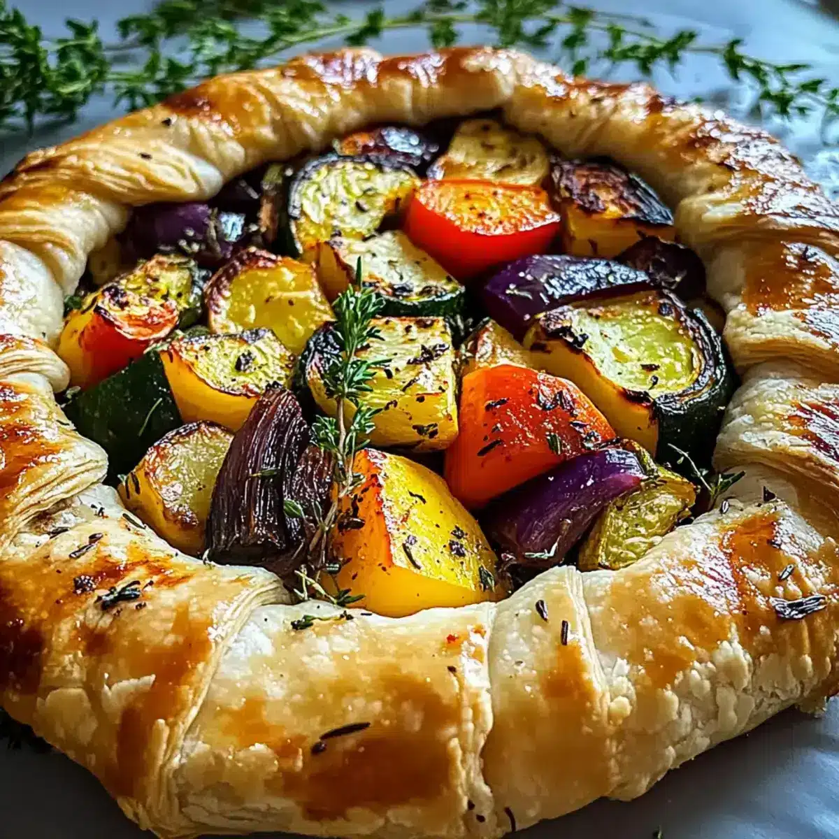 mediterrane Gemüsegalette