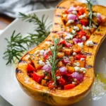 mediterraner butternut kyrbis ofen
