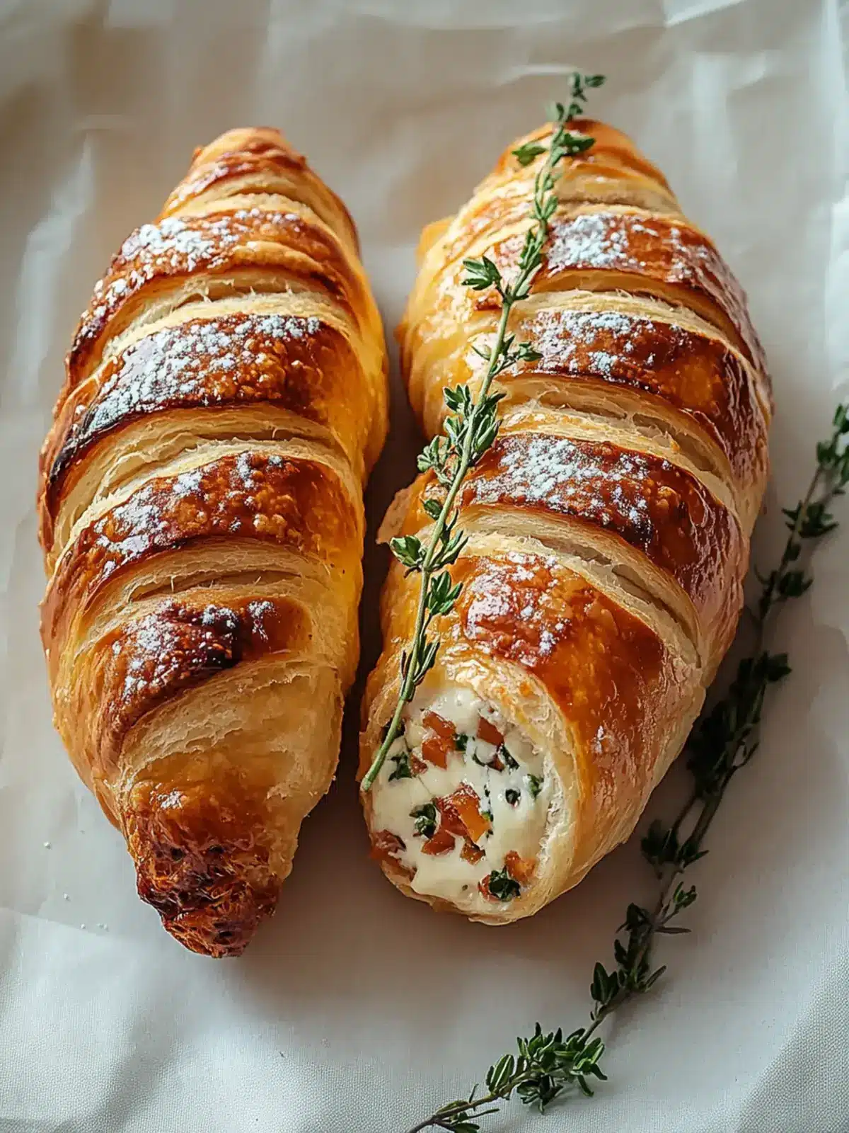 pikante gefüllte Hühnerbrüste