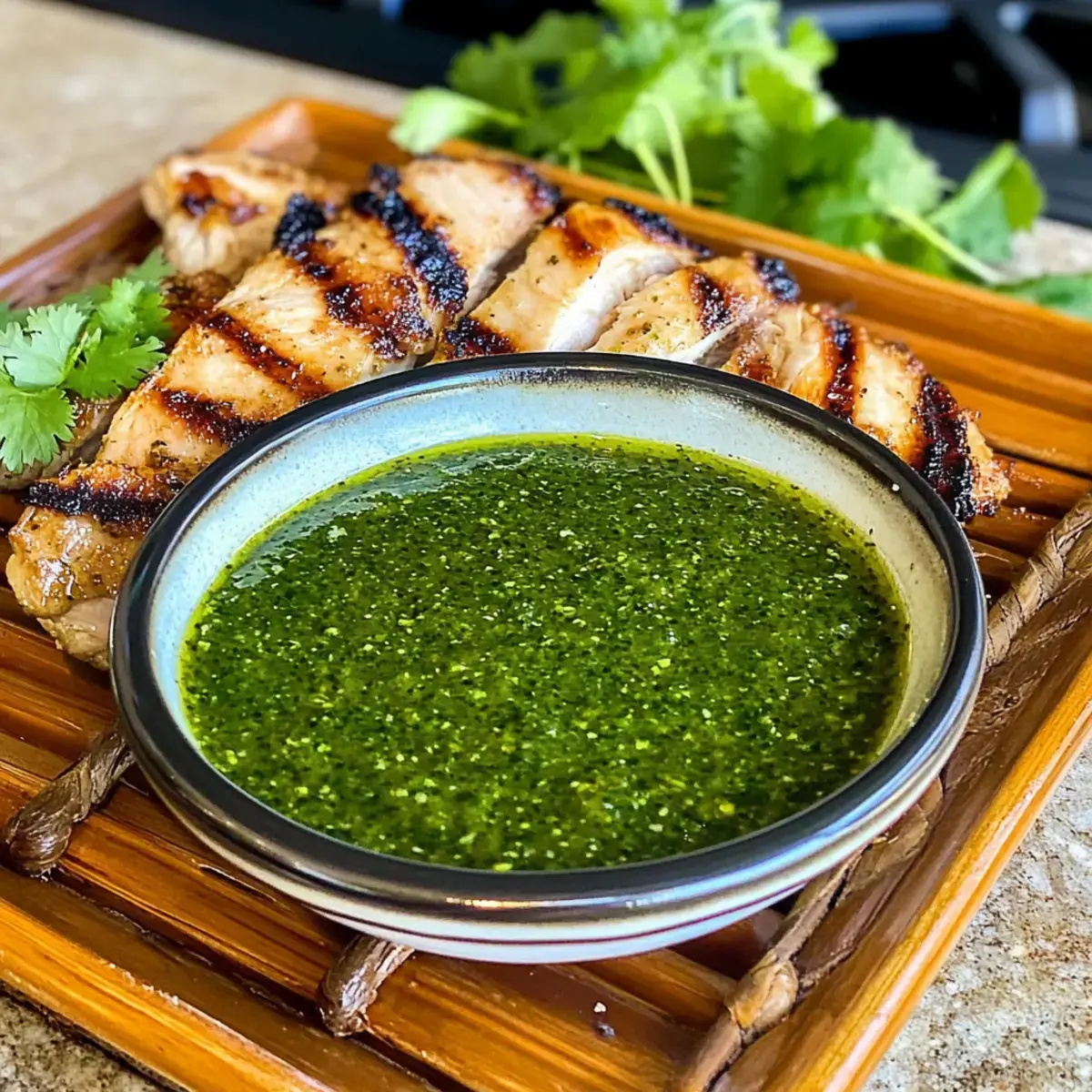 thailändische Koriandersauce