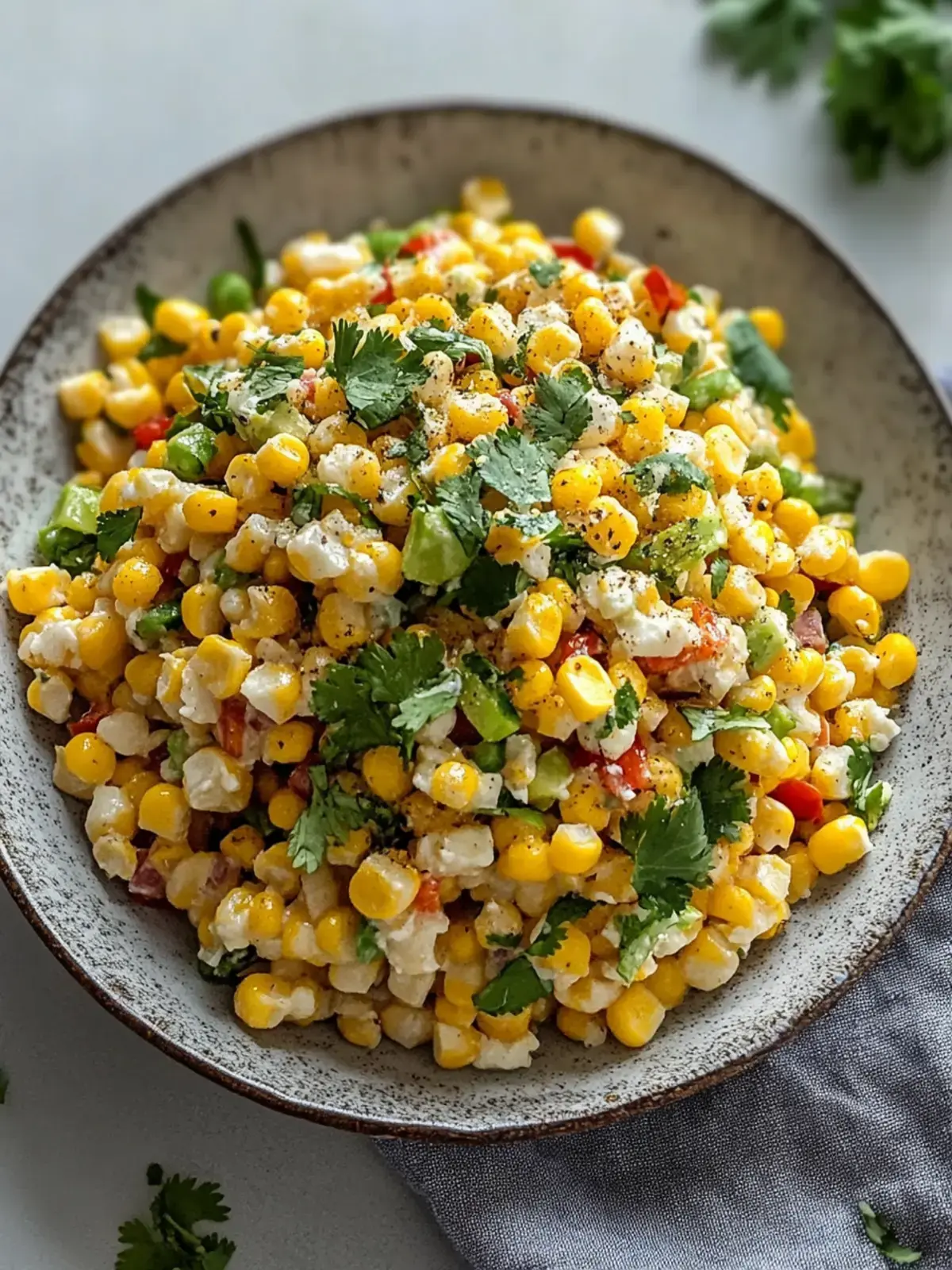 unwiderstehlicher mexikanischer Straßenmaissalat