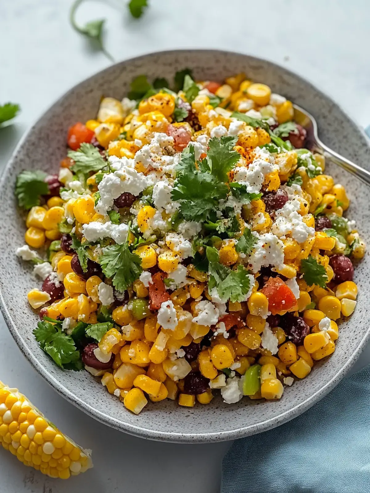 unwiderstehlicher mexikanischer Strayenmaissalat