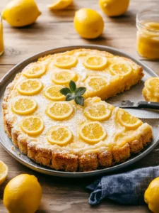 Veganer Zitronen-Blechkuchen