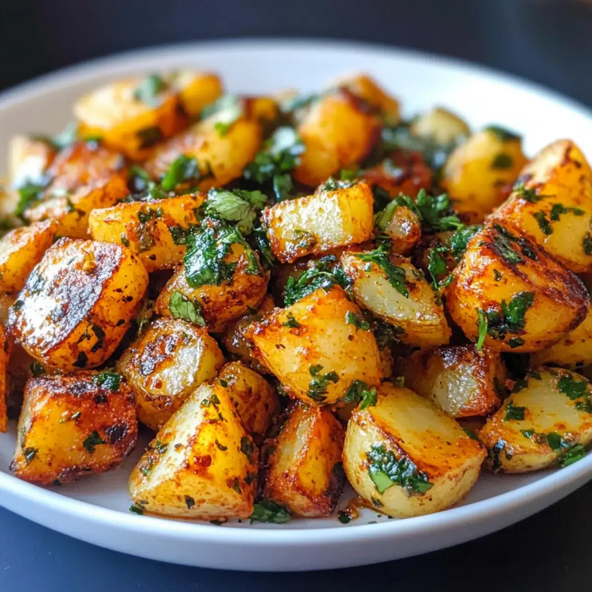 würzige libanesische Kartoffeln