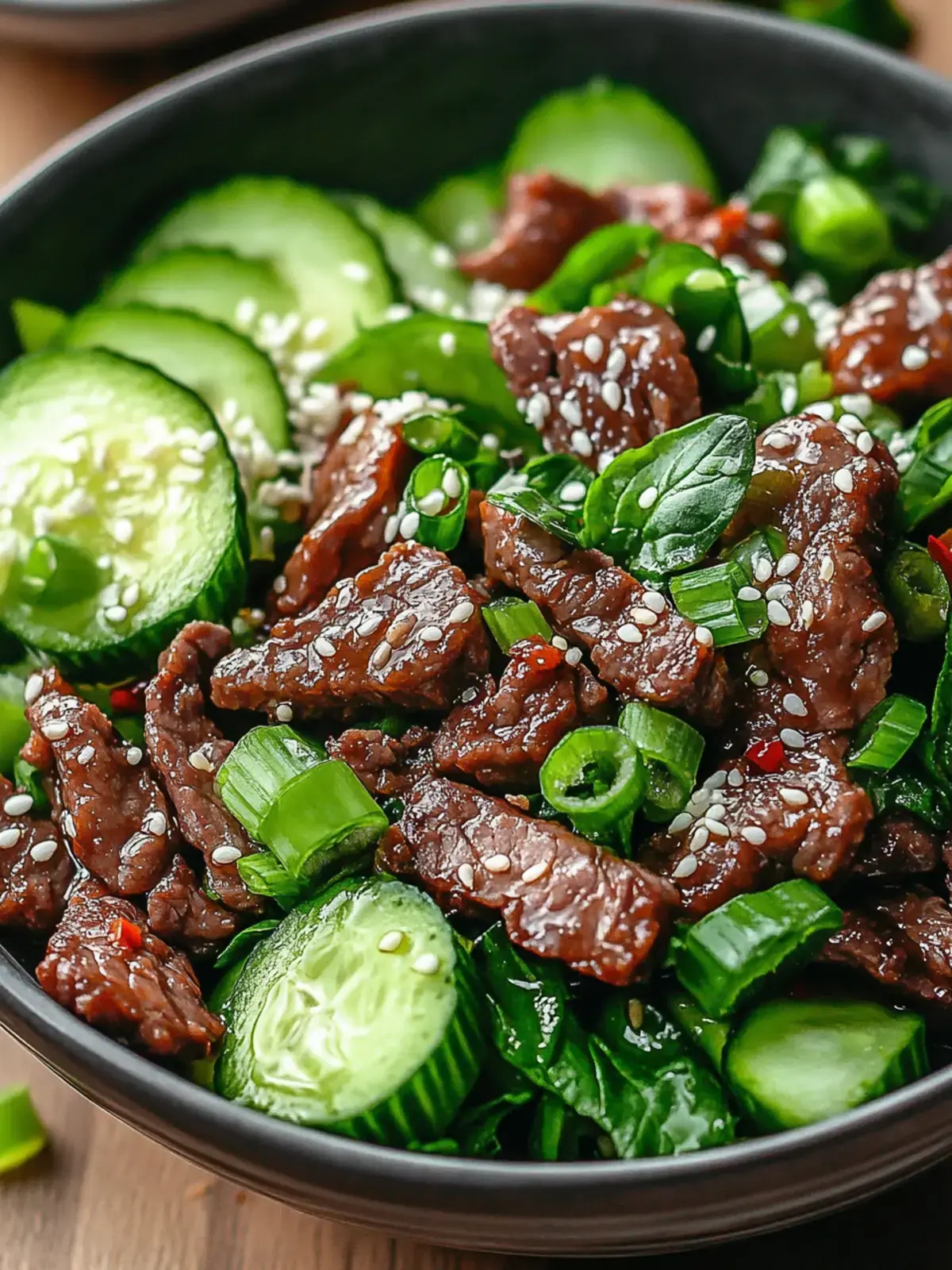 würziges Keto Koreanisches Rinderhackfleisch