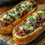 yberbackene Hackfleisch Baguettes 2