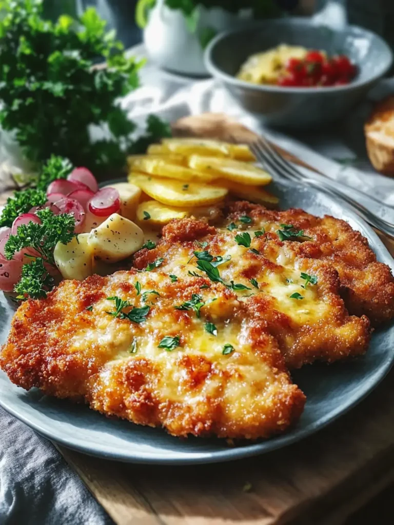Überbackene Partyschnitzel
