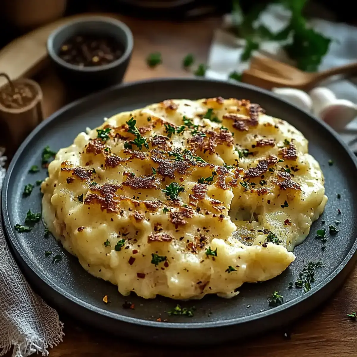 Überbackener Spitzkohl mit Sauce