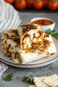 Air Fryer Chicken Mozzarella Wraps – Einfach & Knusprig