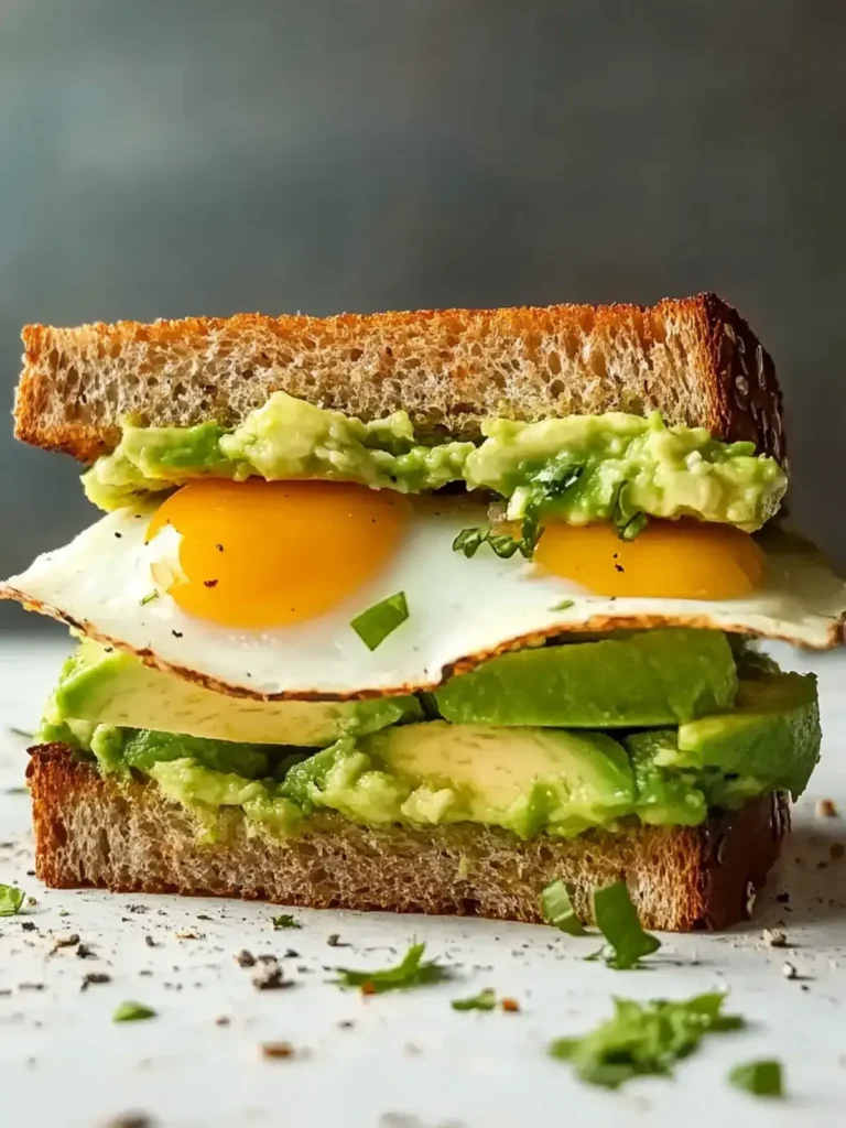 Avocadobrot mit Ei