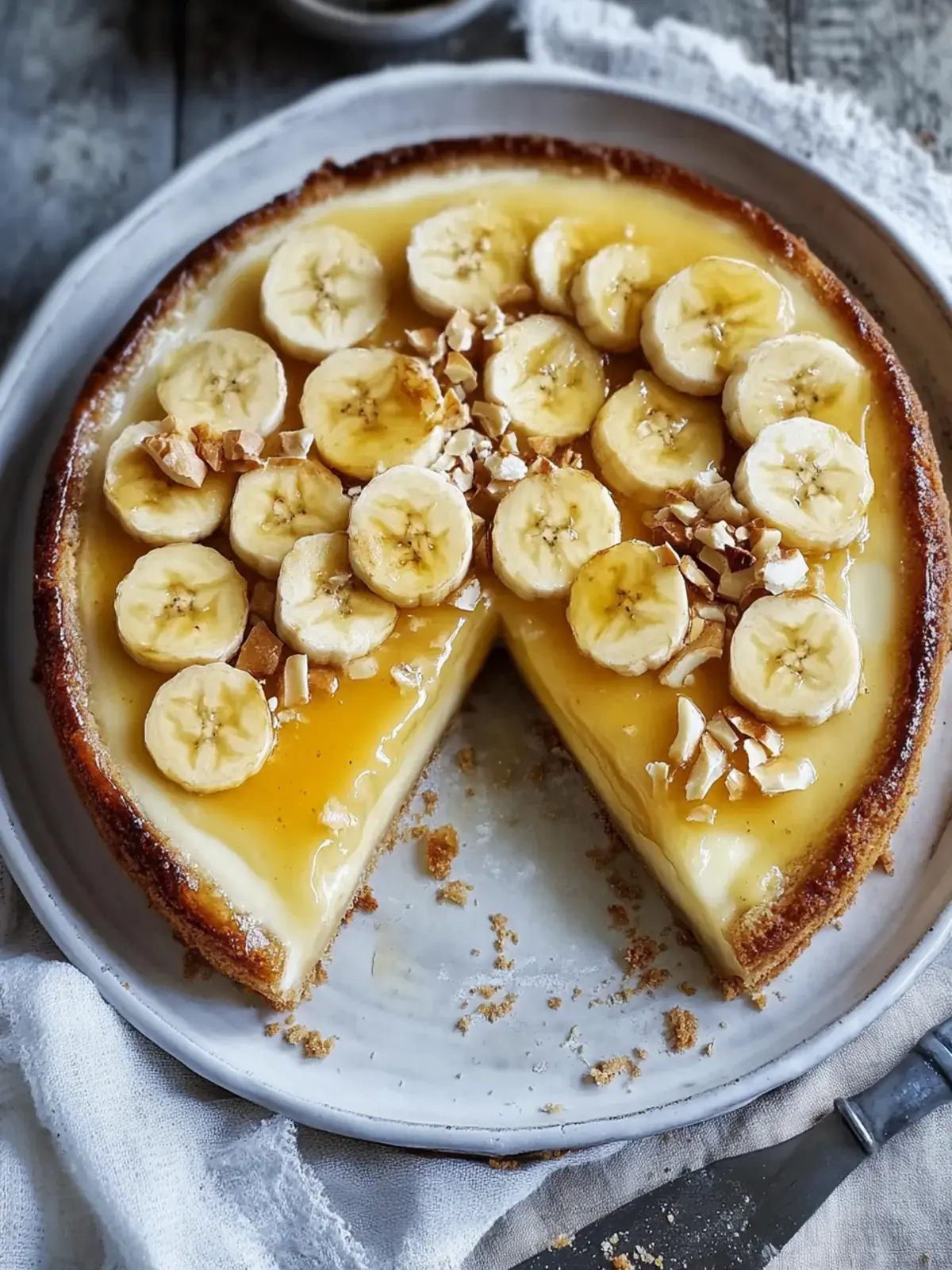 Bananenvergnügen Käsekuchen