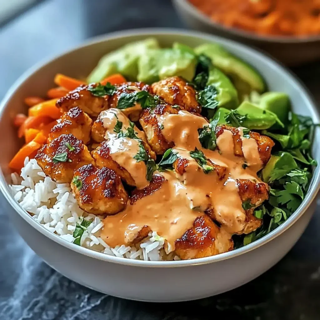Bang Bang Hähnchen Schüssel