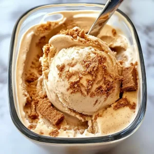 Biscoff-Eiscreme ohne Eismaschine