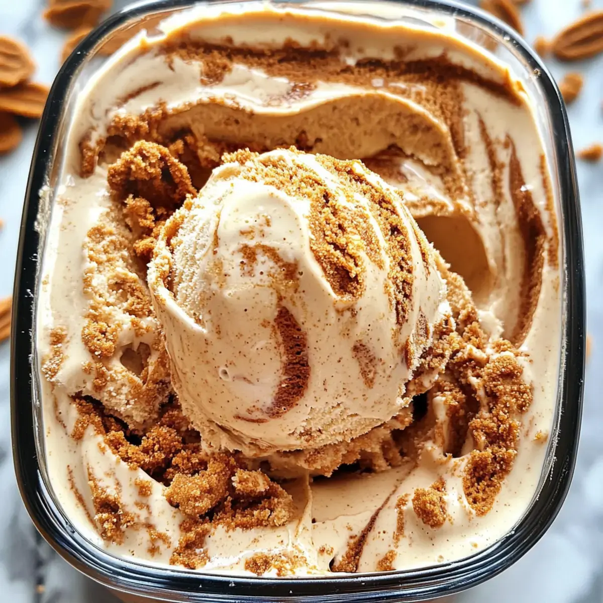 Biscoff-Eiscreme ohne Eismaschine