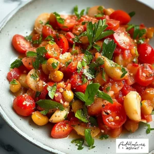 Bohnensalat mit Tomaten