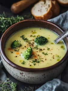 Süße Brokkoli Kartoffel Suppe für kuschelige Momente