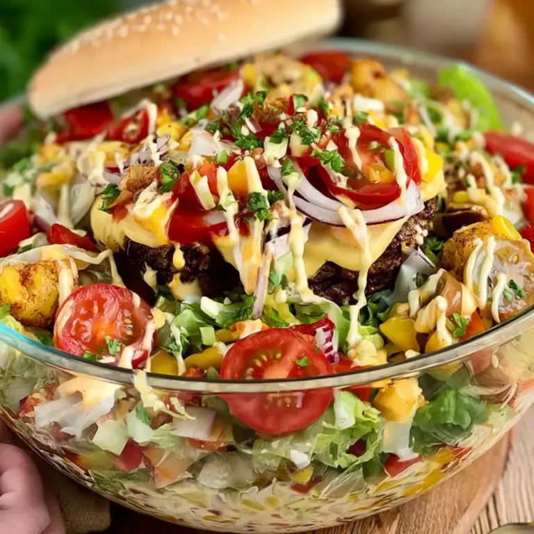 Burger Salat