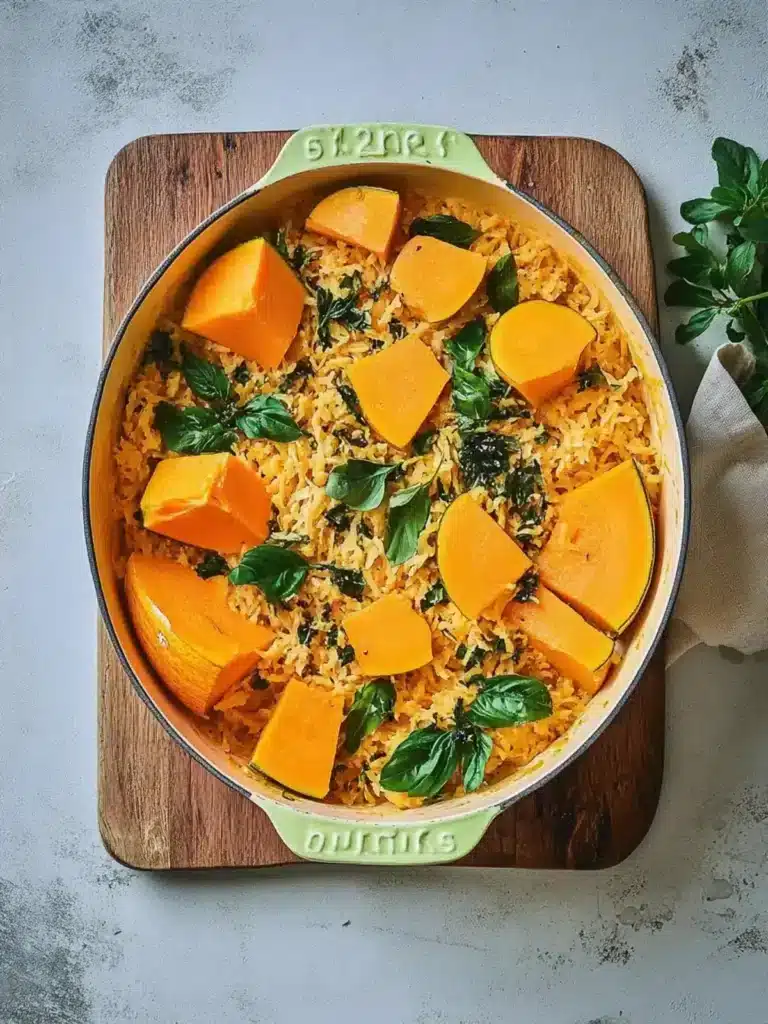 Butternusskürbis Pilaw