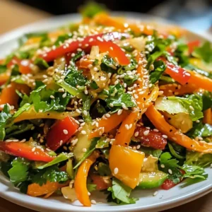 Erfrischender Chinakohlsalat mit Sesam-Dressing