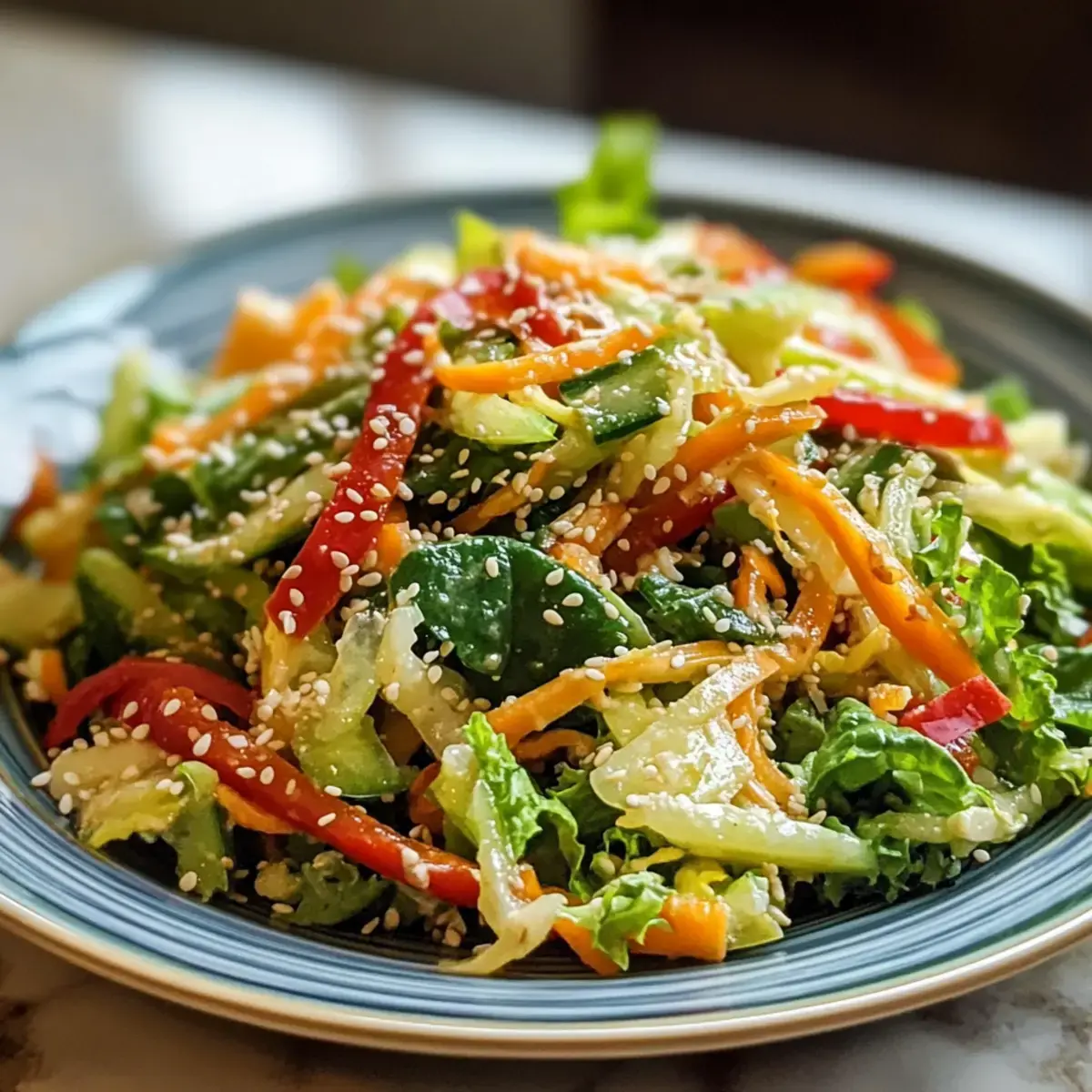 Chinakohlsalat mit Sesam Dressing