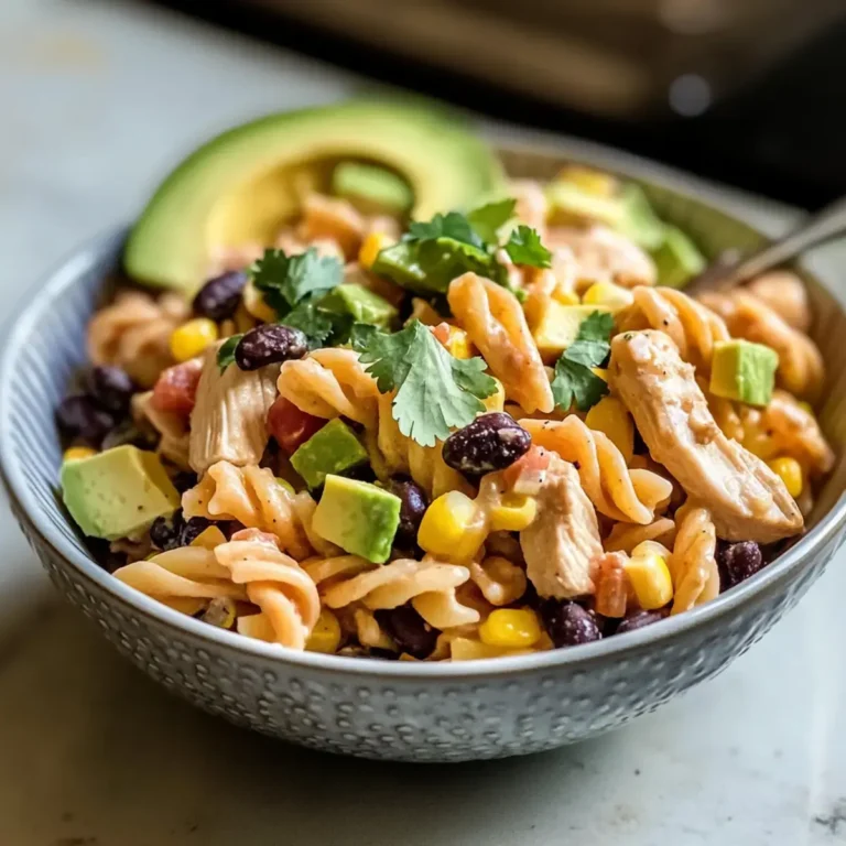 Chipotle Hähnchen Nudelsalat