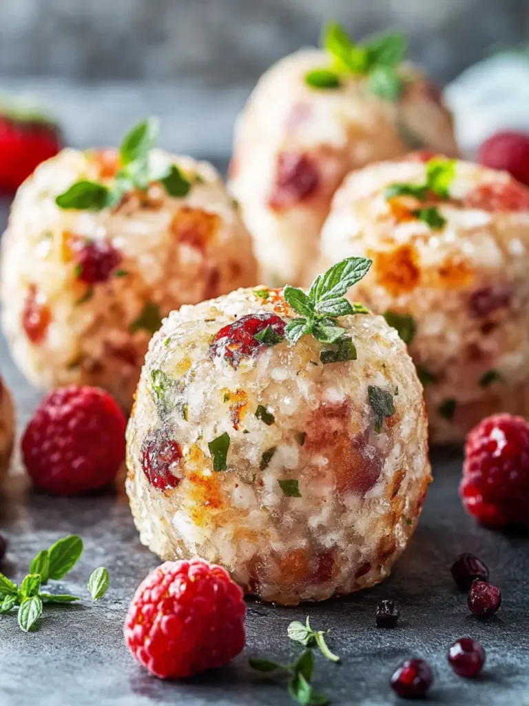 Cranberry Putenfüllungsbällchen