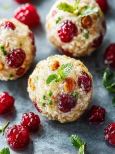 Einfache Cranberry Putenfüllungsbällchen