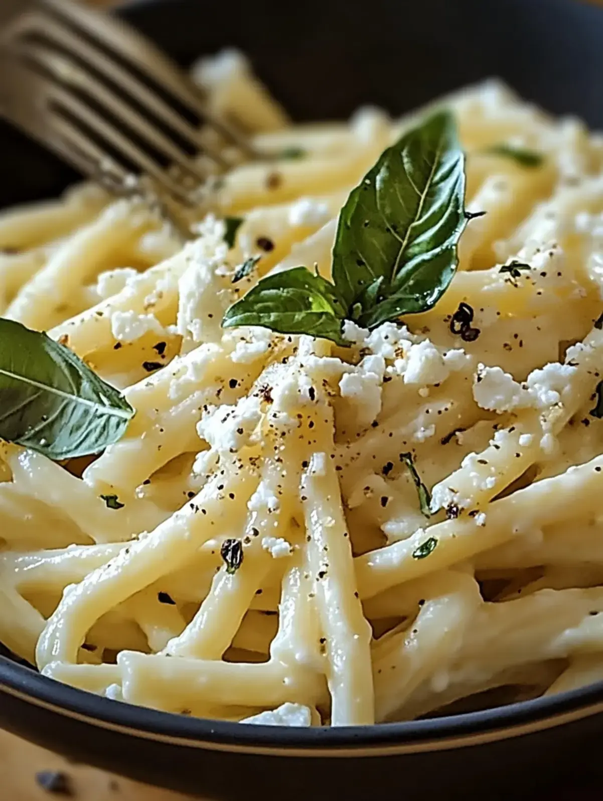 Cremige Zitronen-Feta-Pasta