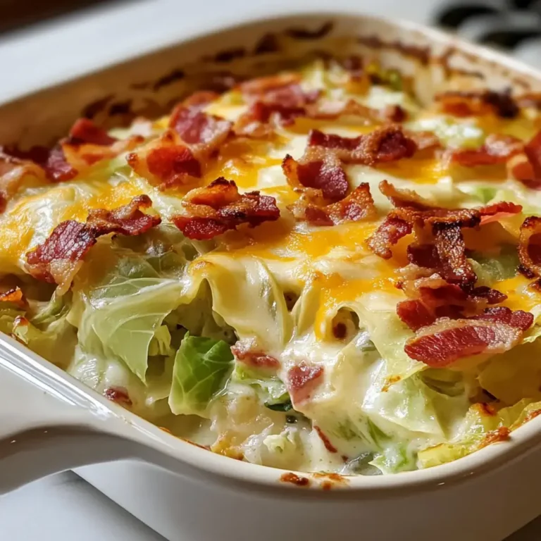Cremiger Kohlenauflauf mit Speck